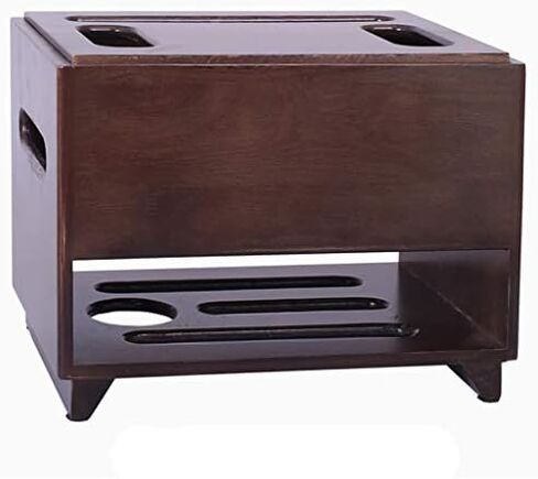 Router Storage Box，Router Storage Box Box WiFi Router Bracket Set-top Router Equipment Wall Shelf for Living Room Hotel Home and Office WiFi Router Adjustable，Natural-Brown in Kuwait