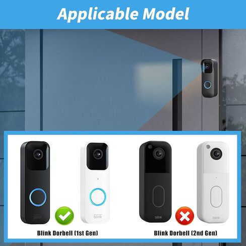 جبل Doorbell Blink - عدم الحفر ، التثبيت السهل ، أبيض in Kuwait