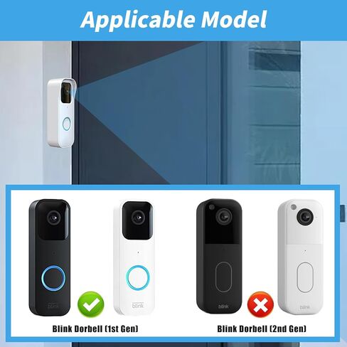 جبل Doorbell Blink - عدم الحفر ، التثبيت السهل ، أبيض in Kuwait