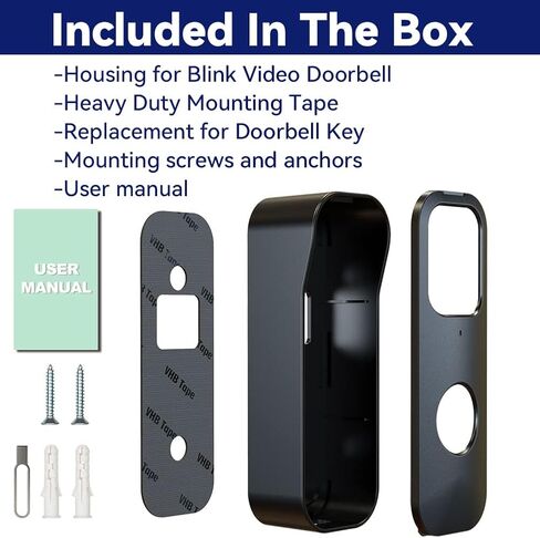 جبل Doorbell Blink - عدم الحفر ، التثبيت السهل ، أبيض in Kuwait