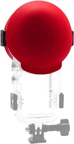 Bgning متوافق مع كاميرا Sports Insta360x5 ، غطاء واقعي غير مرئي مقاوم للماء ، Case Camera Came Case (أسود) in Saudi Arabia
