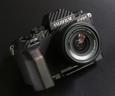 Handmade Wood Hand Grip Holder Handle for X-S20 XS20 Camera with Alloy Baseplate (Ebony(Black Alloy Base)) in Saudi Arabia