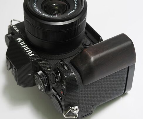 Handmade Wood Hand Grip Holder Handle for X-S20 XS20 Camera with Alloy Baseplate (Ebony(Black Alloy Base)) in Saudi Arabia