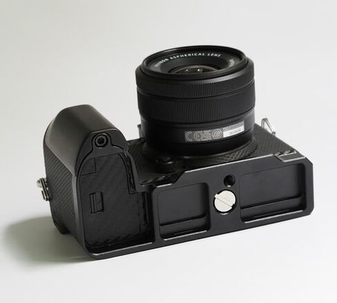 Handmade Wood Hand Grip Holder Handle for X-S20 XS20 Camera with Alloy Baseplate (Ebony(Black Alloy Base)) in Saudi Arabia