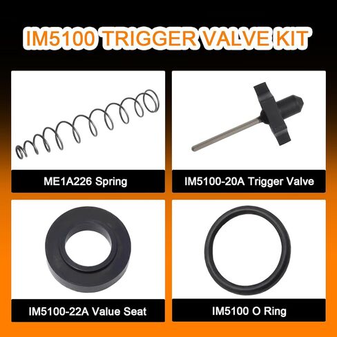 IM5100 TRIGGER VALVE KIT IM5100-20A IM5100-22A لـ PH2045 ، PH2050 ، FAR720 ، FAR7200،4035 ، IM5100 IMPANT WRENCHES PRESS in Kuwait