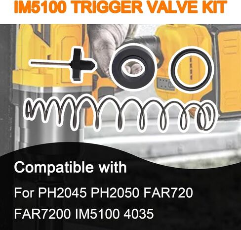 IM5100 TRIGGER VALVE KIT IM5100-20A IM5100-22A لـ PH2045 ، PH2050 ، FAR720 ، FAR7200،4035 ، IM5100 IMPANT WRENCHES PRESS in Kuwait