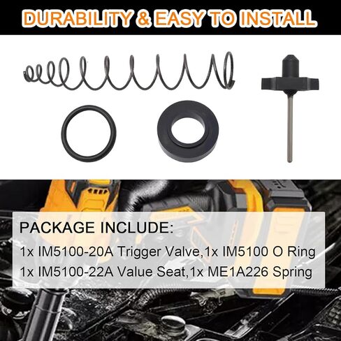 IM5100 TRIGGER VALVE KIT IM5100-20A IM5100-22A لـ PH2045 ، PH2050 ، FAR720 ، FAR7200،4035 ، IM5100 IMPANT WRENCHES PRESS in Kuwait