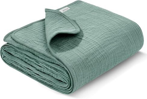 Muslin Swaddle Blankets, Swaddle Blanket for Baby Girls and Boys, Baby Essentials, Suitable for Neutral Newborns and Crib Essentials, Large 40 x 36 inches (Rainbow) in Saudi Arabia