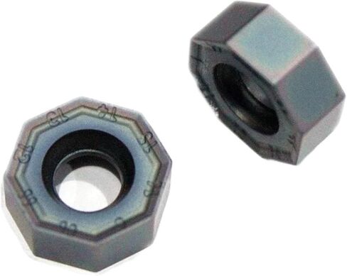 10pcs onmu onmu050505 carbide عالية الكفاءة مزدوجة الوجه 8 زاوية إدراج مطحنة لآلة قطع طحن 45 درجة (onMU050505-HT Th550) in Kuwait