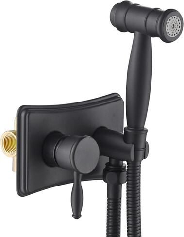 Brushed,Antique Wall Mounted Bidet Sprayer Bathroom Handheld Hot and Cold Baby Cloth Diaper Sprayer in Saudi Arabia
