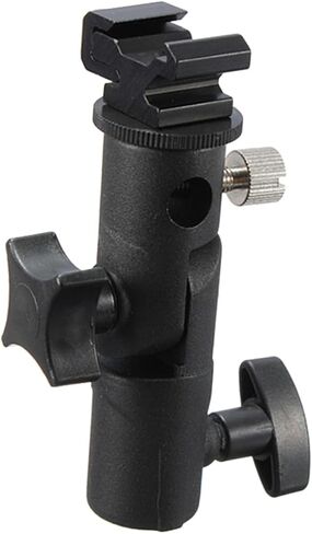 Homsfou Metal Flash Holder Bracket Mutbrella Counting لكاميرات DSLR ومصابيح LED يتصاعد أحذية قياسية متوافقة مع التصوير الفوتوغرافي والفيديو in Kuwait