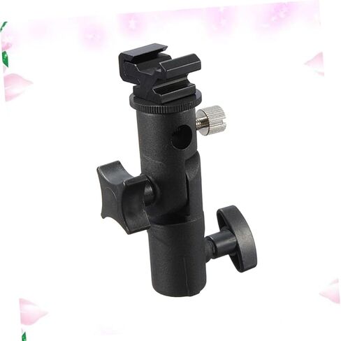 Homsfou Metal Flash Holder Bracket Mutbrella Counting لكاميرات DSLR ومصابيح LED يتصاعد أحذية قياسية متوافقة مع التصوير الفوتوغرافي والفيديو in Kuwait