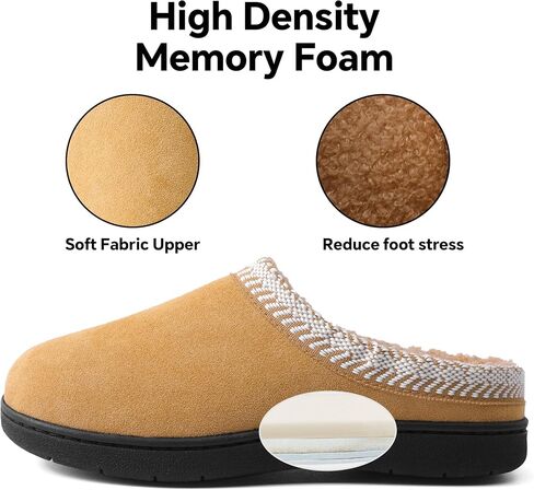 Mixin Womens House Slippers مريح الفراء الدافئ مبطن بأحذية غرفة نوم الرغوة مع مطاط مضاد للانزلاق في الهواء الطلق في الهواء الطلق in Kuwait