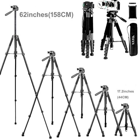 79 Inch Camera Bracket, 5-Section Adjustable 3-Way Gimbal Bracket, Monopod, Travel Telescope Bracket, Horizontal Telescope, Mobile Phone Professional Stand in Saudi Arabia