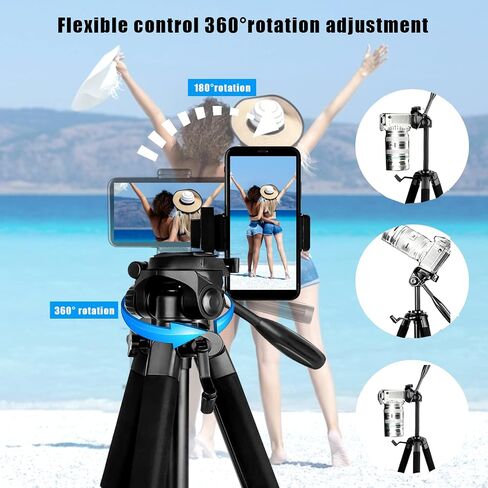 79 Inch Camera Bracket, 5-Section Adjustable 3-Way Gimbal Bracket, Monopod, Travel Telescope Bracket, Horizontal Telescope, Mobile Phone Professional Stand in Saudi Arabia