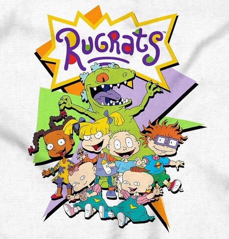 Brisco Brands Rugrats Retro Cartoon Characters Baby Romper Boys or Girls in Kuwait