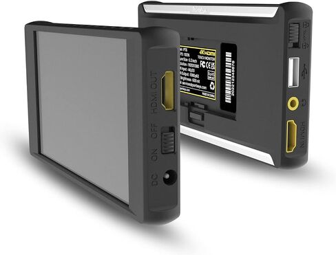 Portkeys PT6 + NP-F750 Battery + Zgcine Charger Kit, 5.2" DCI-P3 IPS Touchscreen DSLR On-Camera Field Monitor,4K HDMI 30p Input 1080P 60 HDMI Output 3D LUT Output Peaking Frame in Saudi Arabia