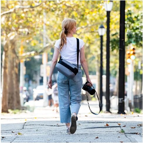 LUMA CAMARY SLING 9L BAG | حزمة التصوير الفوتوغرافي DSLR صممها بيتر ماكينون | حقيبة كروس كتف صغيرة للكتف للكاميرا بدون مرآة وعدسة وملحقات وطائرات بدون طيار in Saudi Arabia