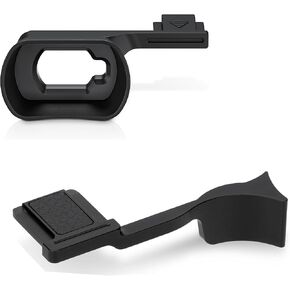Q3 43 Thumb Grip + Extended Eyecup: Deluxe Dedicated Metal Thumb Up Grip for Leica Q3/Q3 43 Thumb Support with Extended Q3 43 Eyecup Eyepiece Eye Cup Viewfinder Eyeshade Cover Protector
