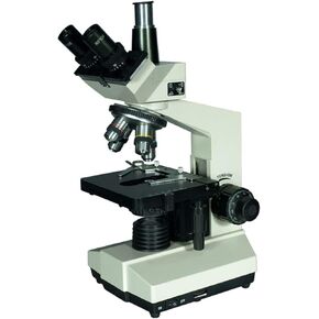 Microscopes Biological Microscope,LED 1600X Monocular Binocular Trinocular Microscope f/Laboratory Biological Research Observation for School Laboratory,Binocular Microscope