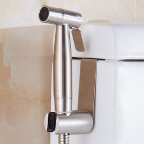 Sprayer for Toilet Cloth Diaper Sprayer,Toilet Seat Shower Shattaf,HandheldRinse Spray Head HandToilet Attachment Sprayer White