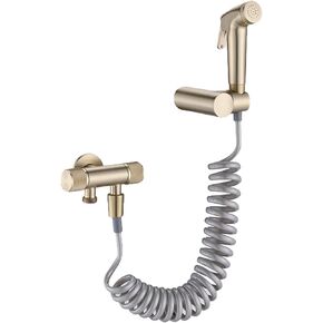Hand Held Bidet Sprayer for Toilet ABS Baby Cloth Diaper Sprayer Single Cold Toilet Sprayer Wall Mounted Bathroom Toilet Cleaning Shower Kit with 3M Shower Hose,Gray