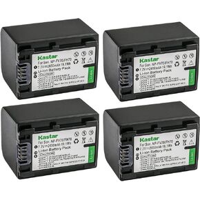 Kastar 1-Pack NP-FV70 Battery Replacement for Sony HDR-CX180, HDR-CX190, HDR-CX200, HDR-CX210, HDR-CX220, HDR-CX230, HDR-CX250, HDR-CX260V, HDR-CX280, HDR-CX290, HDR-CX300, HDR-CX305, HDR-CX320 Camera