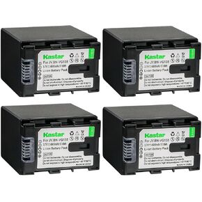 Kastar BN-VG138 Battery 1-Pack Replacement for JVC GZ-E205 GZ-E220 GZ-E225 GZ-E245 GZ-E265 GZ-E280 GZ-E300 GZ-E300AU GZ-E300BU GZ-E300WU GZ-E306 GZ-E320 GZ-E325 GZ-E345 GZ-E505 GZ-E505BU Camera