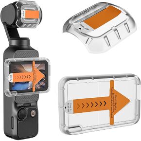 Lens Screen Protective Film Kits for DJI POCKET3, HD Tempered Glass Film Protector for DJI Osmo Pocket 3 Gimbal Accessories, Anti-Scrach & Anti-Bubble