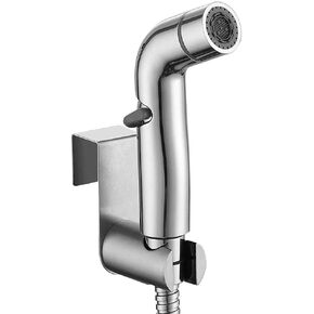 HandheldSprayer Toilet Stainless Steel - Multifunctional Spray Gun and Full Copper Three-Way high Pressure Valve Wall Mounted