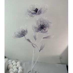 Giant Flower Decoration for Wedding Background, Party Decoration, Birthday Party, Photography Props, Shop Window Props, Banquet, Stage, Mall Display (Purple-E) in Saudi Arabia