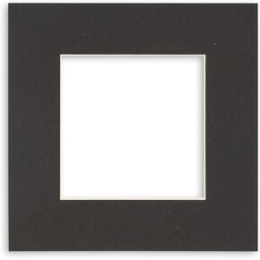 15x15 Mat Bevel Cut for 11x11 Photos - Precut Marzipan Beige Square Shaped Photo Mat Board Opening - Acid Free Matte to Protect Your Pictures - Bevel Cut for Family Photos, Pack of 1 Matboard