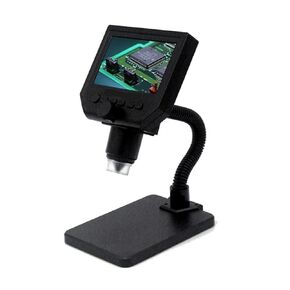 Lab Microscope Parts G1200 12MP 1-1200X/600X Digital Electronic Video Microscope 7/4.3 Inch Microscope(600X Elbow Bracket)