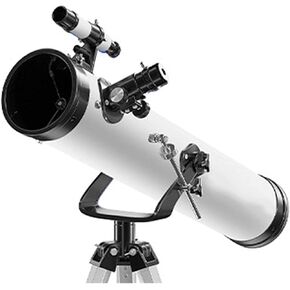 114mm Reflective Telescope with Tripod & Planetary Mirror for Kids & Astronomy Beginners, Portable Telescope with 3 Magn
