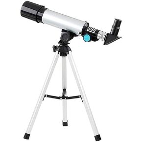 Ultra Hd, Beginner Astronomy Telescope,50mm Aperture 400mm AZ Mount Astronomical Refracting Telescope,with Tripod & Finder Scope,