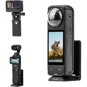 حامل مغناطيسي لـ Insta360 X5 x4 ، L Buracket Magnet Magnet Base مع 1/4 "ومحولات ARCA QR لـ Tripod ، لـ Insta 360 X4 X3 Go 3S ، لـ DJI Pocket 3 Action 5 Pro ، من أجل ملحقات GoPro