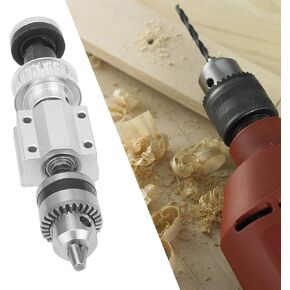 Unpowered Drill Spindle, B10 Drill Chuck M10 Shaft Sleeve Unpowered Spindle Assembly for DIY Table Saw Bench Drill