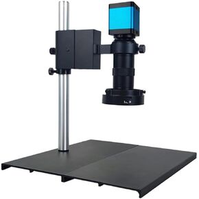 Microscope Kit 4K 48MP 22MP USB Monocular Zoom Microscope Digital Video Camera Lens 72 LED Light Lens Microscope Lens Adapters
