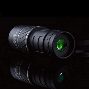 Portable Binoculars High Power Telescope 40x60 12X Pocket High Times High Definition Focusing Monocular Telescope Black