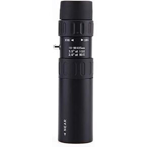 Ultra Hd, High Power Binoculars, Monocular Portable Focus 10-90x25 Monocular Telescope High Magnification Long Range Zoom 10-90 Times Folding Telescope for Indoor/Outdoor