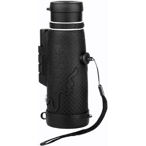 Ultra Hd, High Power Binoculars, Monocular Telescope 60X60 for Smartphone Powerful Optical High Clarity Fixed Zoom Binoculars Pocket Scope Hd Spyglass Black for Indoor/Outdoor