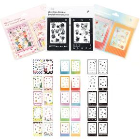 30pcs Film Border Stickers Compatible with FujiFilm Instax Mini LiPlay 12 11 9 8+ 8 evo 99 SE 40 90 70 50S 26 25 7S Instant Film