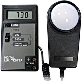 Light Meter, Digital Light Meter 0-20000 Lux Environmental Testing Handheld Type Illuminometer Photometer Detector Measuring,for Plants, Car Headlights, Home & Office LEDs