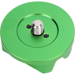 Telescope Ball Head Adapter, Aluminum Alloy DSLR Camera Ball Head Connection Pedestal Astronomical Telescope Accessory (Green)