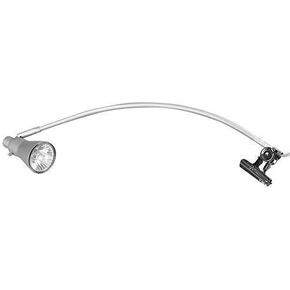 Vispronet - Light Clip -On Banner Stand Light - 50W Halogen Bulb ، 16in. طويل ، قابل للوصول بسهولة ، سلك كهربائي 8.75 قدم