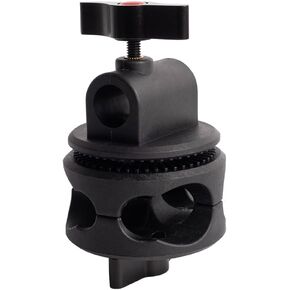 Swiveling Grip Head Clamp Angle Tilt Mount Wheel Clamp Connector Bracket for Boom Arm Reflector Holder Stand Photo Studio Accessories