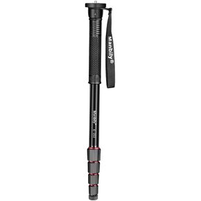 E-222 64.1-inch Camera Monopod Aluminum Alloy 5 Sections 5kg/11lbs Load acity with 1/4in to 3/8in Screw & 3/8in Threaded Hole