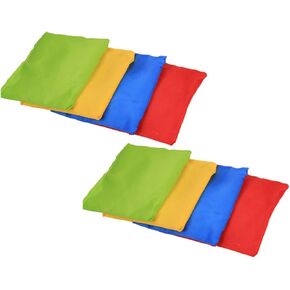 Kichouse 8 PCS Sandbag Game Outdoor Game للأولاد وحقيبة الفاصوليا الممتعة Troam Plaything لإشراك النشاط للتنسيق البدني والترفيه لون عشوائي