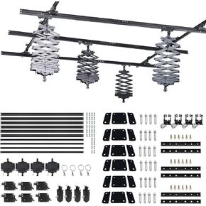 197" x197"Studio Pantograph Photography Ceiling Rail System 5.0M Studio Rail Lighting System Pantograph Studio Arm 43-200CM Studio Ceiling Rail System Photography