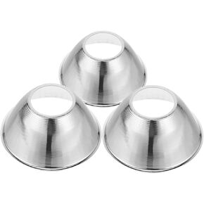 3pcs Reflective Aluminum Ring Flashlight Reflector Cup Accessories for Outdoor Camping and Emergency Use Enhances Brightness and Light Efficiency Various Settings